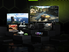 An image that serves as promotional marketing for Nvidia's GeForce Now