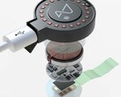 Neuralink brain implant with charger, 3D model (Source: CGTrader)