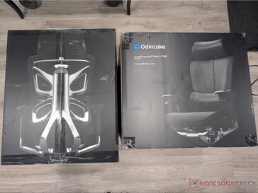 The O3 ships in two big boxes.