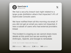 OpenCode confirms the breach and API keys been leaked