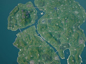 The latest map is 4 x 4 km in size. The developer has stated that there is also another 8 x 8 km map in the works. (Source: Polygon)