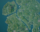 The latest map is 4 x 4 km in size. The developer has stated that there is also another 8 x 8 km map in the works. (Source: Polygon)