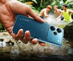 The Realme P4 Pro 5G is available in three colors, including midnight blue. (Image source: Realme)