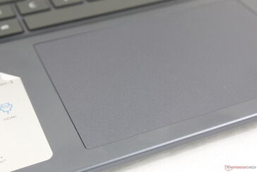 Clickpad is smooth with only a bit of sticking at slower speeds for better precision