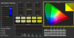 CalMAN Saturation Sweeps - calibrated