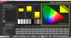 CalMAN ColorChecker (DCI-P3 target color space)