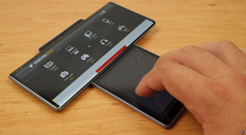 The LG Wing's touchpad before the January update. (Image source: Notebookcheck)