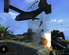 A player shooting at in-game enemies in Far Cry (image source: SteamDB)