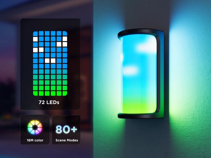 The Govee Outdoor Wall Light Pro