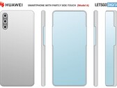 One of Huawei's new phone designs. (Source: LetsGoDigital)