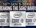 Performance figures for a number of Comet Lake S parts were leaked (Image source: Intel)