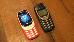 The new 3310 is cheaper, lighter, and smaller than its predecessor — but the likeness is unmistakable. (Source: CNET)