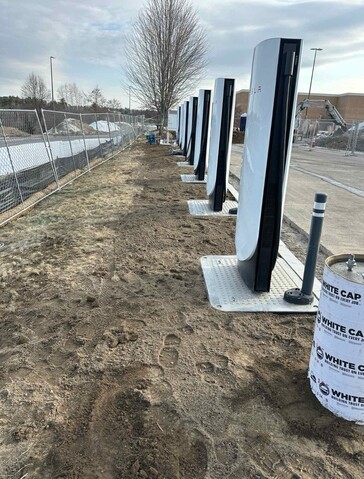 First Superchargers installed without pouring concrete are in Hooksett, NH