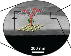 1 nm molecule-thin layer of thermal transistors placed on top of semiconductors (Image Source: Science)