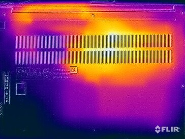 Stress test surface temperatures (bottom)