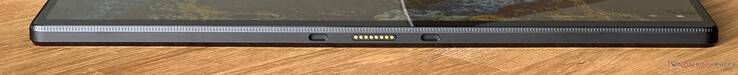 Bottom: connection for keyboard cover