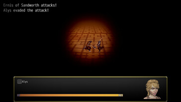 A screenshot showing the combat gameplay (Image source: Steam)