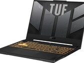 The ASUS TUF F15 has a single-zone RGB-backlit keyboard. (Source: ASUS)