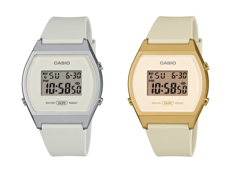 The Casio LW-204-7A (left) and LW-204-9A (right) watches