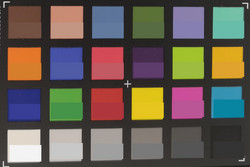 ColorChecker Passport - the lower field contains the reference color