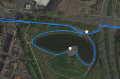 GPS test: Garmin Edge 500 – Cycling around a lake
