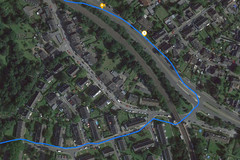 GPS Garmin Edge 500: intersection
