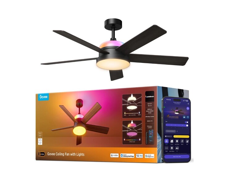 The Govee Ceiling Fan with Lights