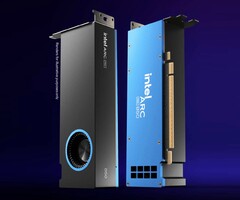 The Intel Arc Pro B50 is positioned as an affordable workstation GPU. (Image source: Intel)