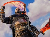 Kratos unleashing the Blades of Chaos in God of War Ragnarok