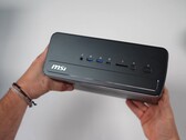 MSI Pro Max Edge AI Mini PC has plenty of IO on the front.