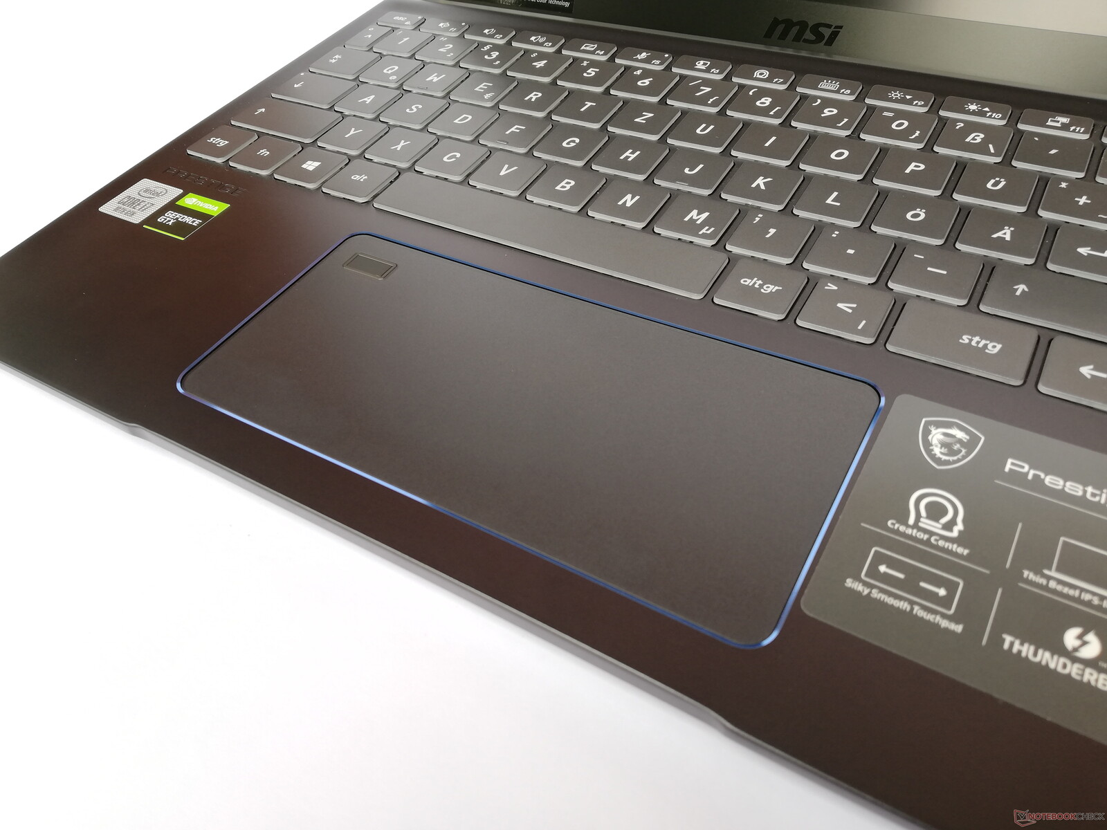 MSI Prestige 14 A10SC-009 laptop review: Comet Lake for content
