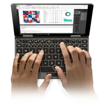 Qwerty keyboard with fingerprint scanner (Source: One-Notebook)