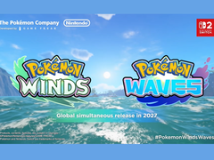A screengrab from the Pokémon Winds and Pokémon Waves announcement trailer