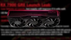 The Radeon RX 7900 GRE has an average game clock of 1.88 GHz. (Source: Moore's Law Is Dead/AMD/edited)