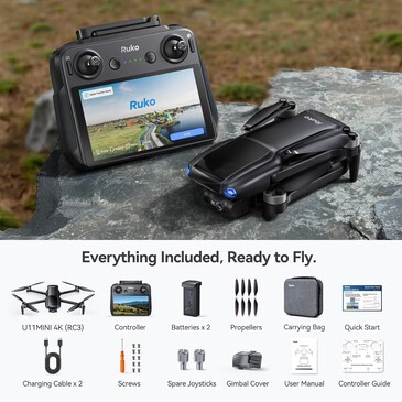 Ruko U11MINI 4K accessories.
