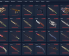 A screengrab from the CS2 price-tracking website Price Empire (image source: Price Empire)