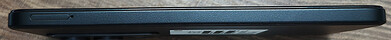 Left: SIM slot