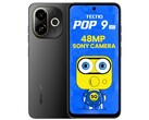 The Tecno Pop 9 5G in a Shadow Black colorway (Image source: Tecno)