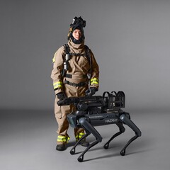 The Boston Dynamics Spot dog robot