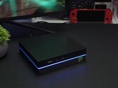 Yohris mini gaming PC with front-facing ports and LED light strip (Image source: ETA Prime/YouTube)