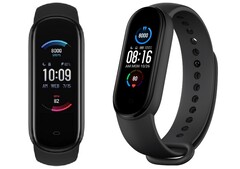 The Amazfit Band 5 and Xiaomi Mi Band 5 could soon sport a handy new feature. (Image source: Amazfit/Xiaomi)