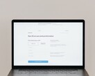 Laptop showing an online checkout form