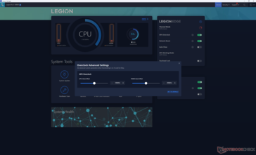 Default GPU overclock settings
