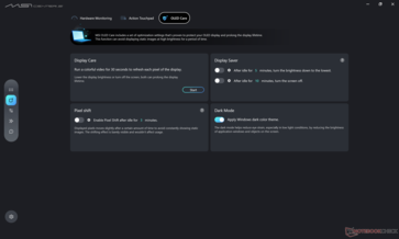 OLED care settings