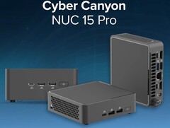 The new NUC 15 Pro Cyber mini-PCs is configurable with various processors (Image source: Simply NUC)