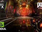 Doom Eternal on PC will receive a visual makeover with ray-traced reflections and DLSS upscaling (Image source: NVIDIA)