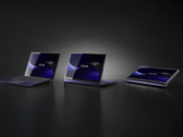 Vaio T Kachi-iro Special Edition shown in three positions with its multi-flip design