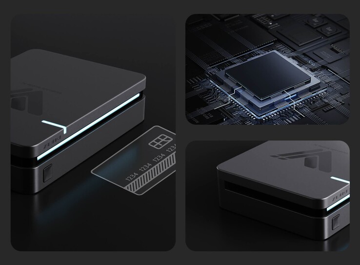 The Vividnode mini PC sports an impressively compact footprint.