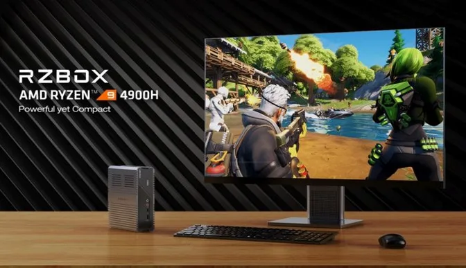 Chuwi RZBOX revealed with an AMD Ryzen 9 4900H in a tiny case