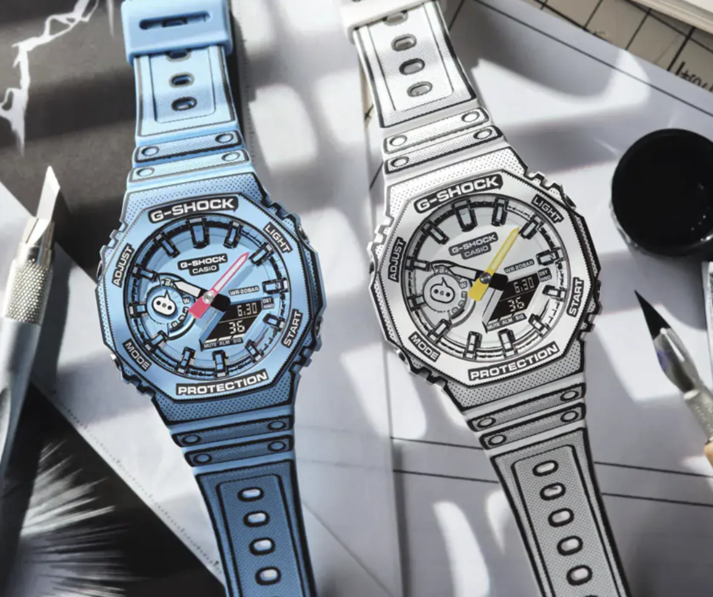 One of Casio's hottest G-Shock watches, the Manga CasiOak